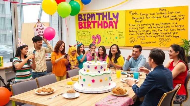 10 Monthly Office Birthday Celebration Ideas