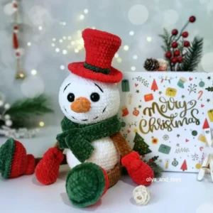 snowman crochet pattern